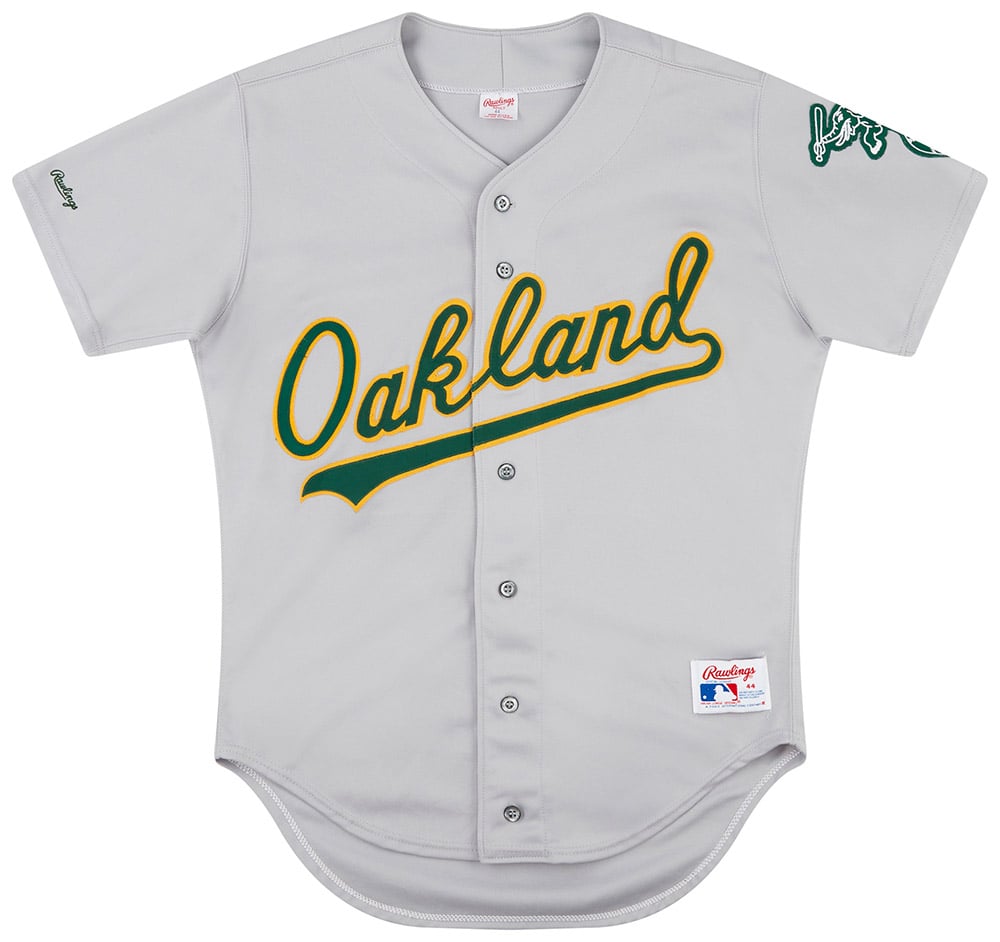 1990-91 Oakland Athletics Authentic Rawlings Away Jersey (Excellent) L