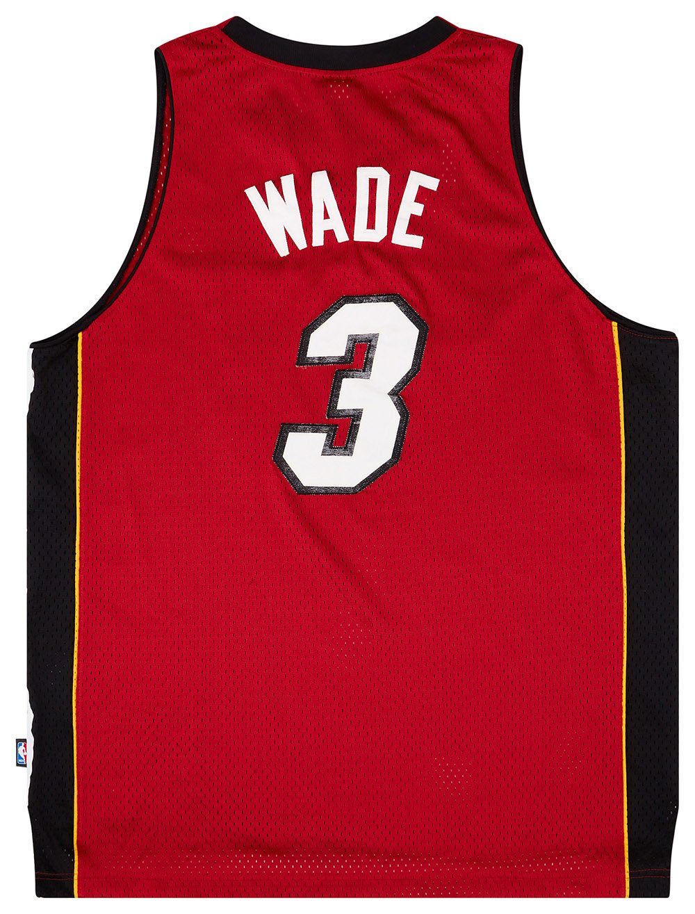 2004-06 Miami Heat Wade #3 Reebok Swingman Alternate Jersey (Very Good) XL