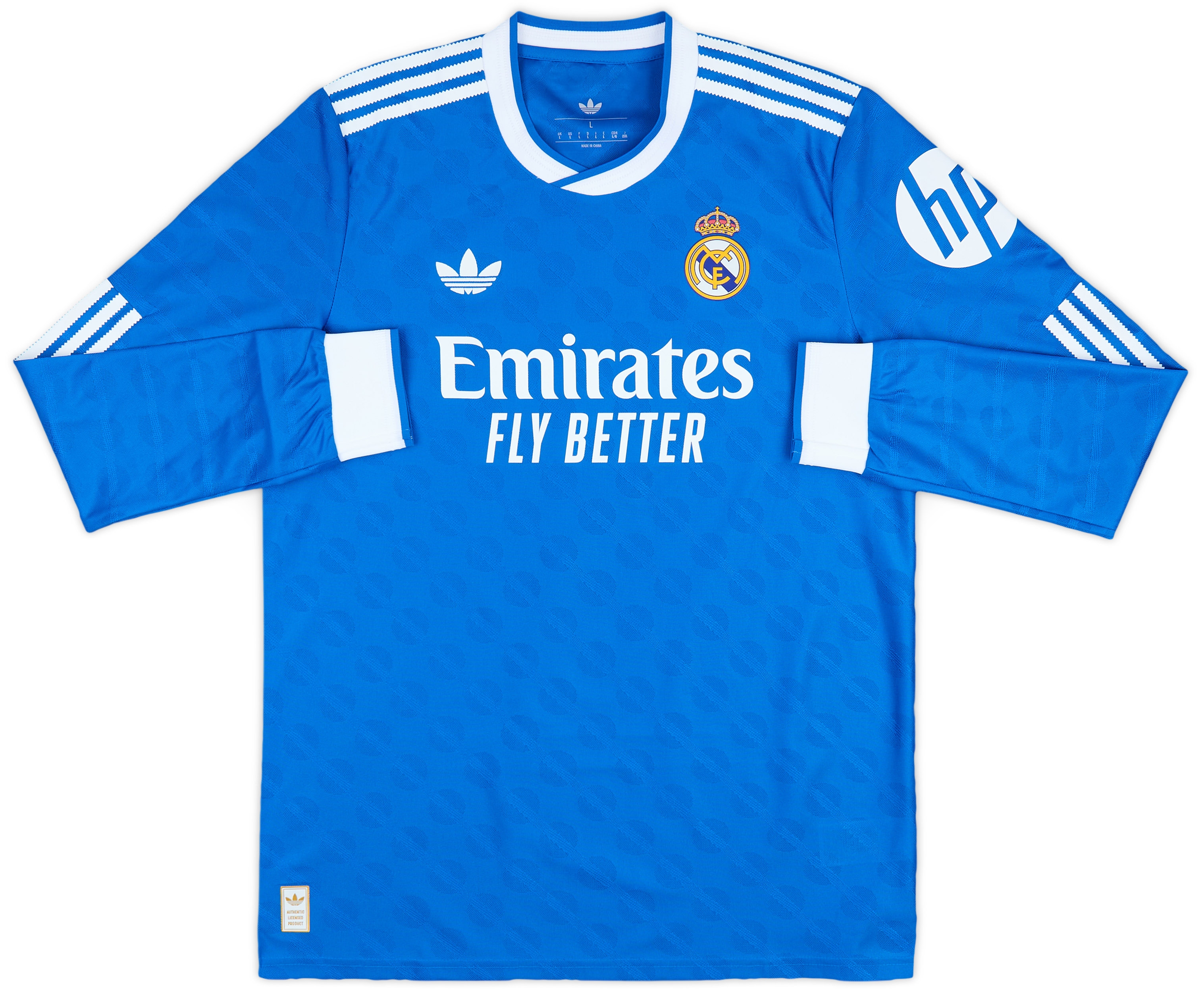 2025-26 Real Madrid Authentic Third L/S Shirt