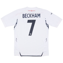 【国内正規 05/07 England Home Beckham L/S #7】 2003-05 England Home L/S Shirt Beckham #7 (XL)