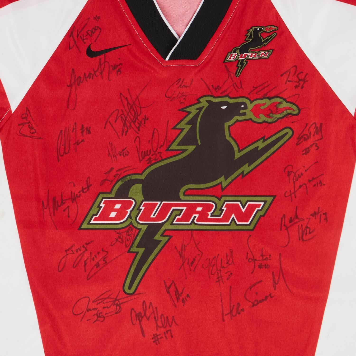 Vintage Autographed Nike Dallas Burn Jersey - 1996 FC Dallas Expansion XL