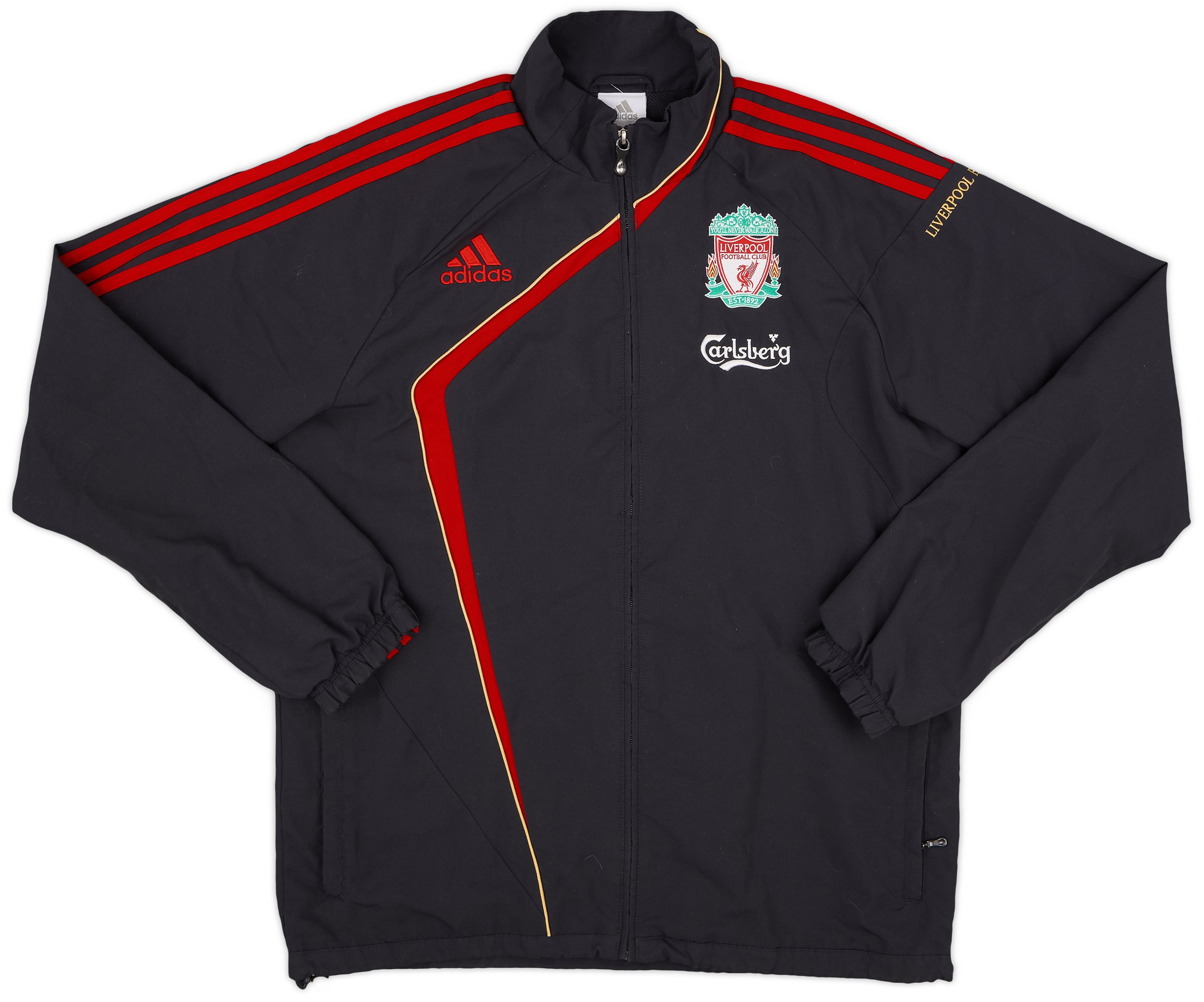 2009-10 Liverpool adidas Track Jacket - 9/10 - (M