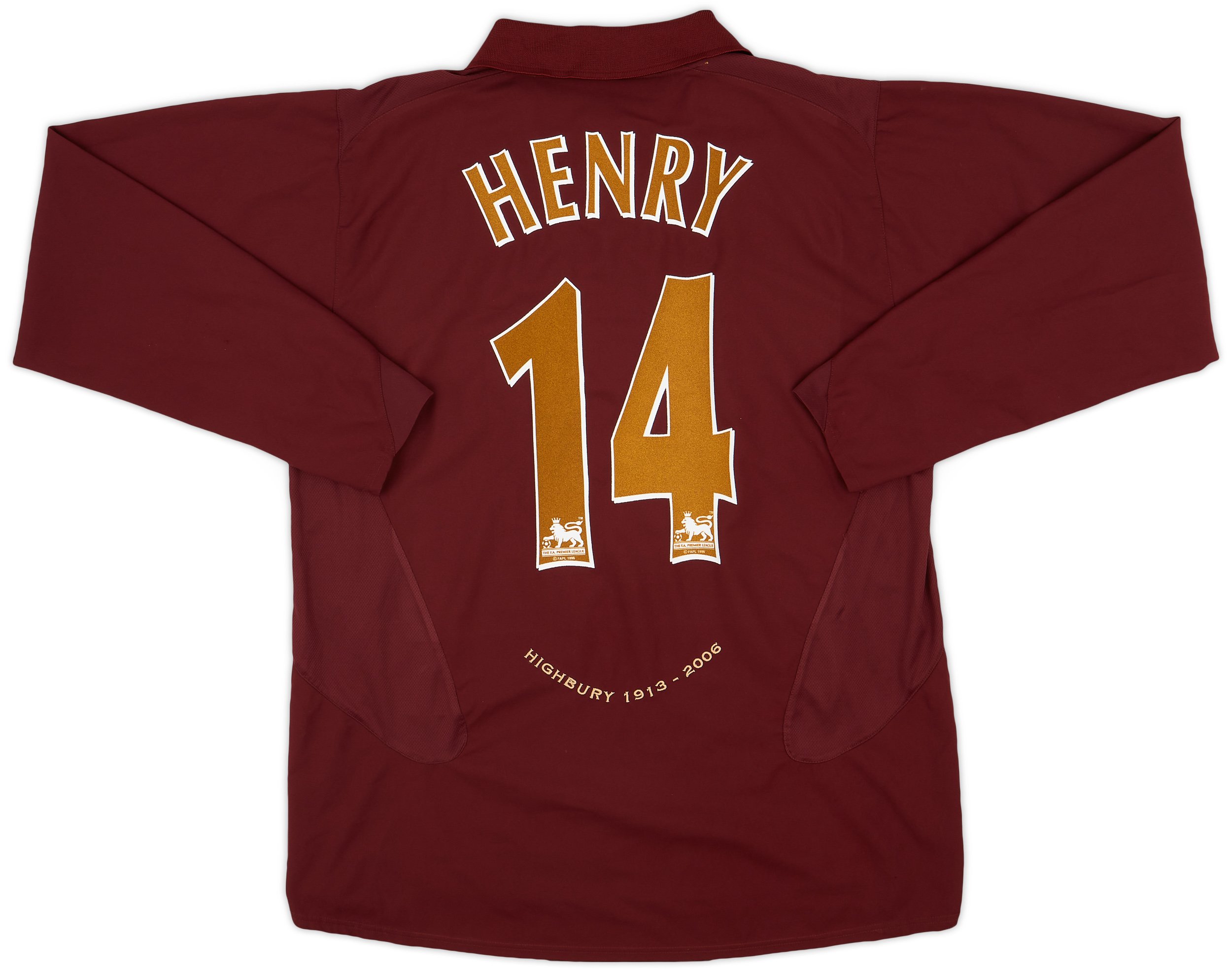 Nike製のArsenal FCの2005-06シーズンモデル 2005-06 Arsenal Nike Sweat Top - 8/10 - (S)