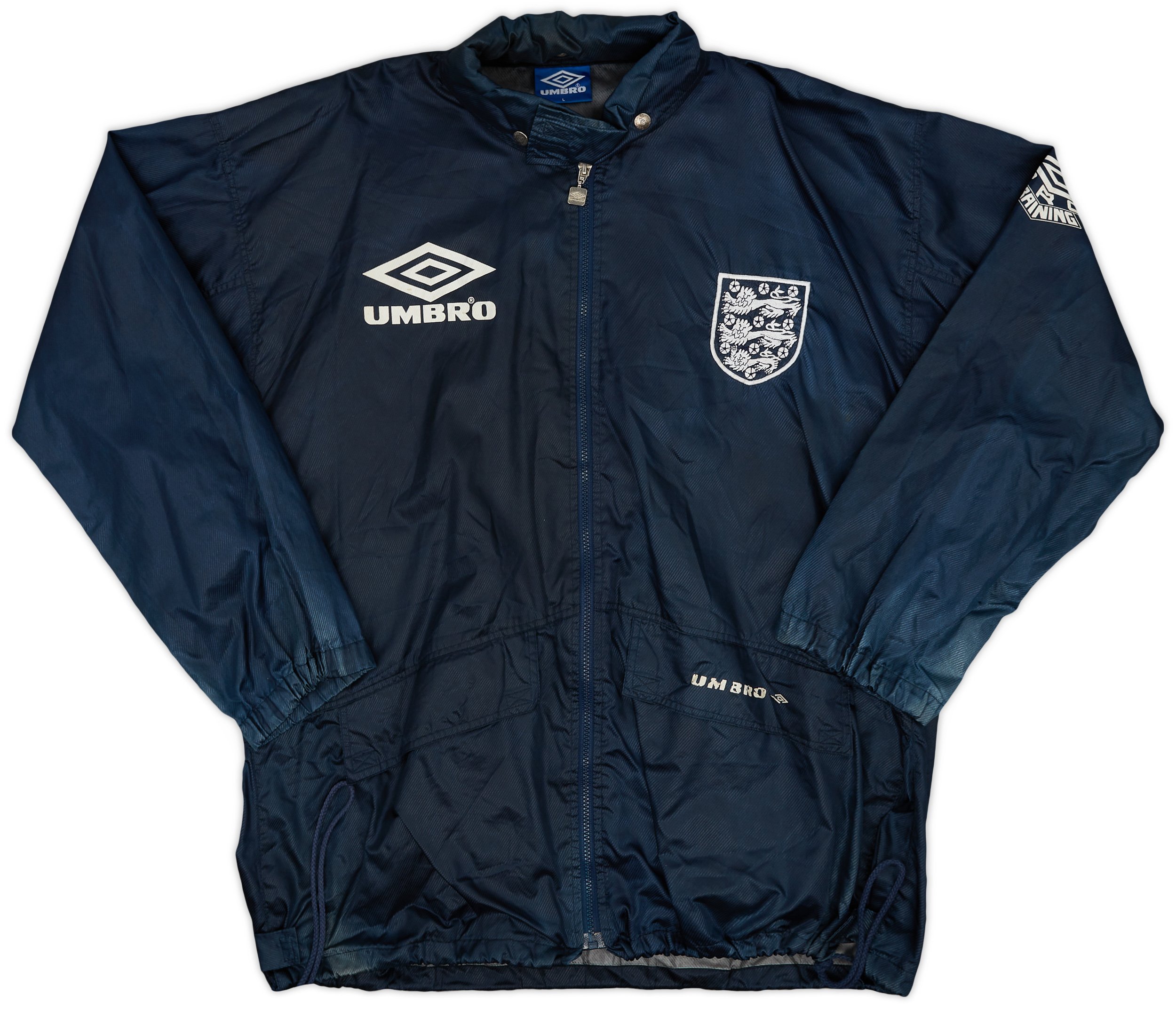 1996-98 England Umbro Track Jacket - 6/10 - (L) | ENGJ96622370used