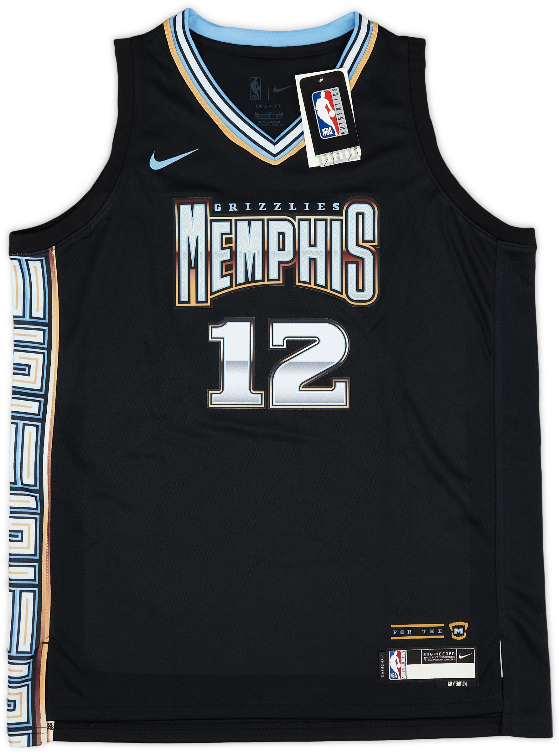 Nike Ja Morant NBA Memphis Grizzlies #12 Dri-FIT Swingman Jersey Size XL