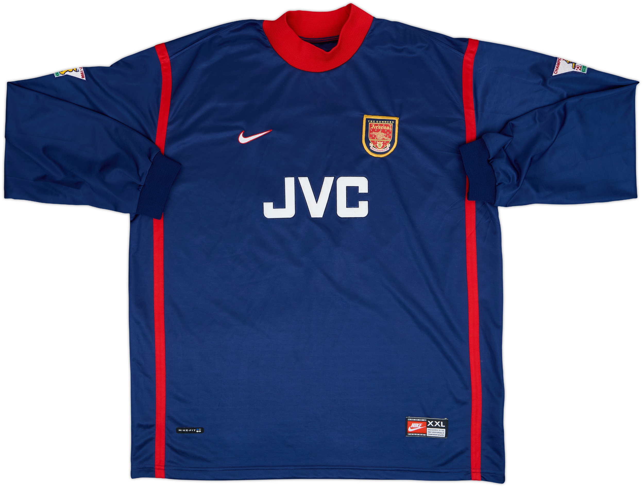 Nike Arsenal Mens LS Goalkeeper Home Shirt 1998/99 | ARSG98-260