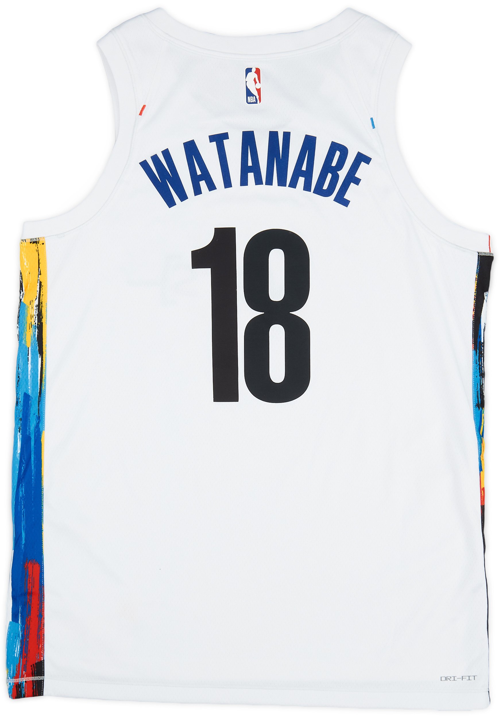 Brooklyn Nets Yuta Watanabe Nike Classic Edition White NBA Jersey