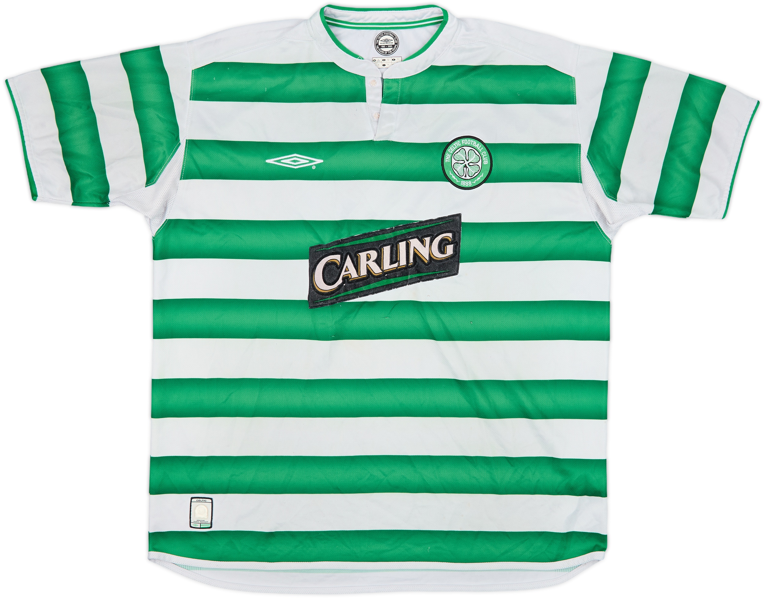 Umbro Celtic Mens SS Home Shirt 2003/04 | CELH03587905used | FOOTY.COM
