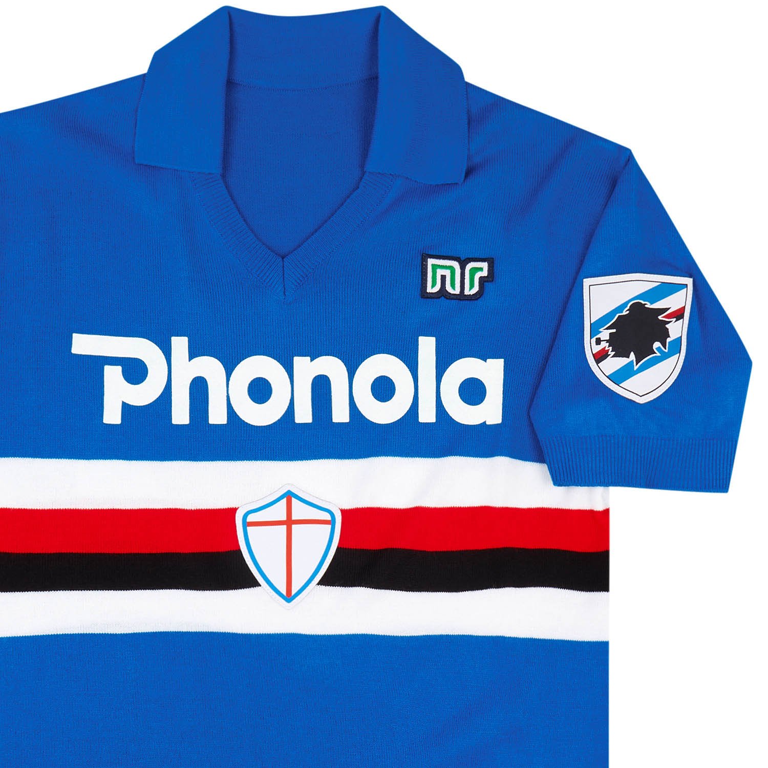 サンプドリア86/87 マンチーニ#10 1986-87 Sampdoria NR-Reissue Home Shirt #10 (Mancini) L | SAM.H86