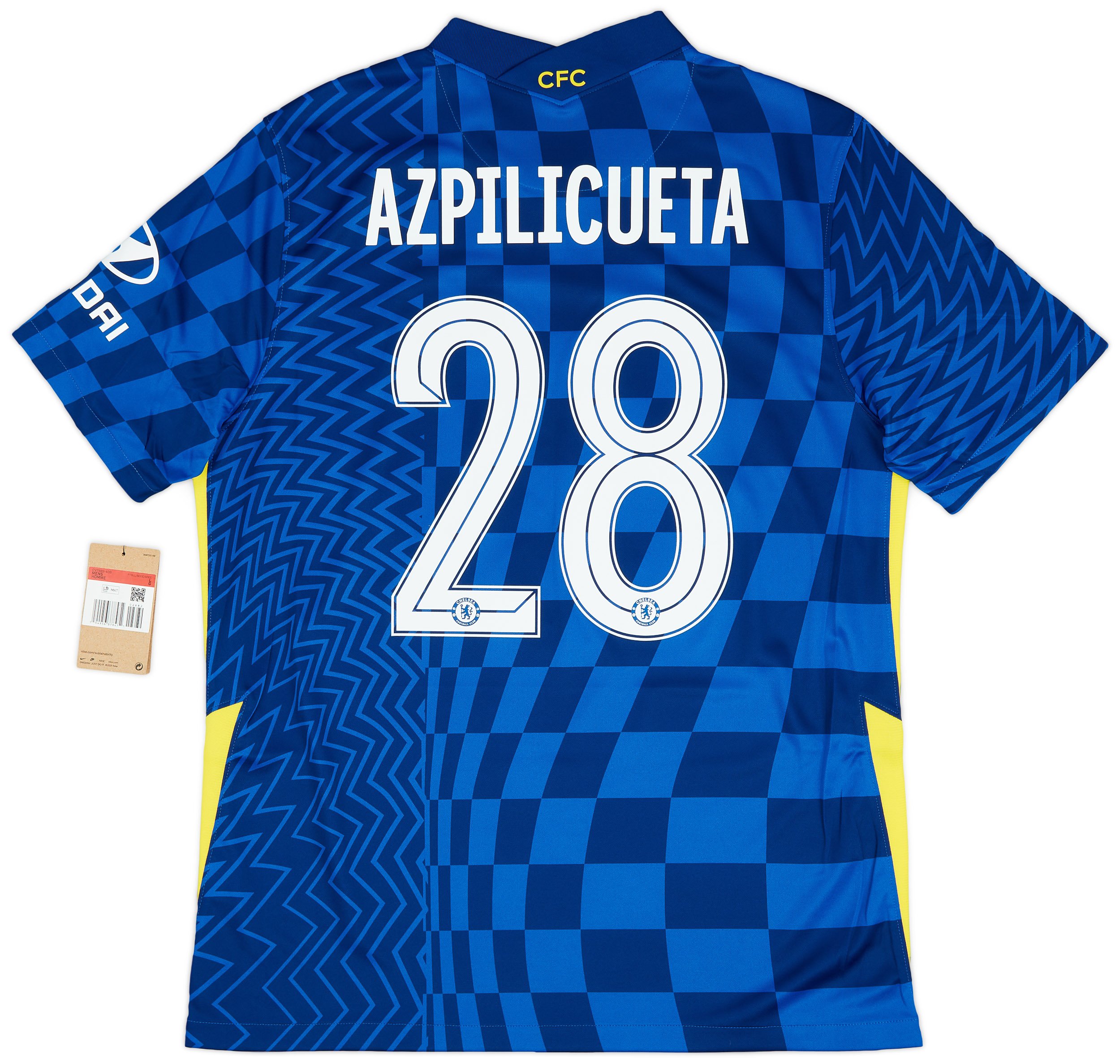 2021-22 Chelsea Home Shirt Azpilicueta #28