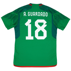 2022-23 Mexico Authentic Home Shirt A.Guardado #18