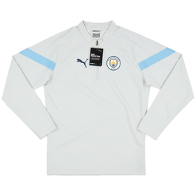 2022-23 Manchester City Player Issue 1/4 Zip Pro Training Top (S)