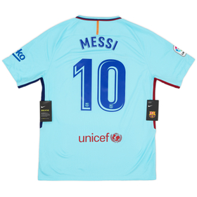 2017-18 Barcelona Away Shirt Messi #10