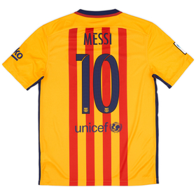 2015-16 Barcelona Away Shirt Messi #10