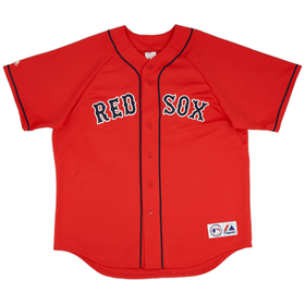 2005-08 Boston Red Sox Varitek #33 Majestic Alternate Jersey (Very Good) XL