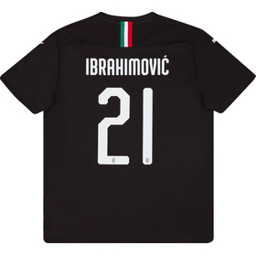2019-20 AC Milan Third Shirt Ibrahimović #21