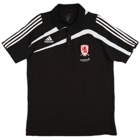 2009-10 Middlesbrough adidas Polo Shirt - 8/10 - (L)