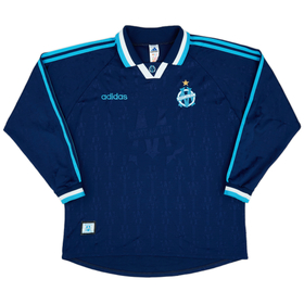 1997-98 Marseille Player Issue Third L/S Shirt - 8/10 - (XL)
