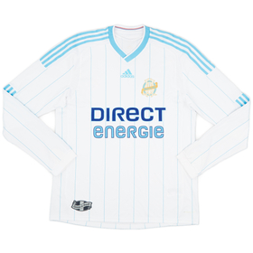 2009-10 Olympique Marseille Player Issue L/S Home Shirt - 7/10 - (XL)