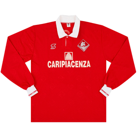 1995-96 Piacenza Match Worn Home L/S Shirt Lucci #6 (v Roma)