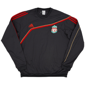 2009-10 Liverpool adidas Sweat Top - 7/10 - (L)