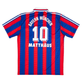 1995-97 Bayern Munich Home Shirt Matthaus #10