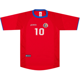 2005 Costa Rica Match Worn Home Shirt #10 (Soto) v USA