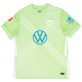 2020-21 Wolfsburg Home Shirt - 9/10 - (XL)