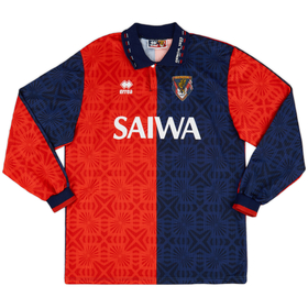 1992-94 Genoa Home L/S Shirt - 8/10 - (L)