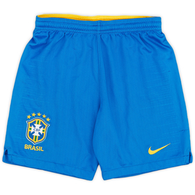 2018-19 Brazil Home Shorts - 7/10 - (S.Boys)