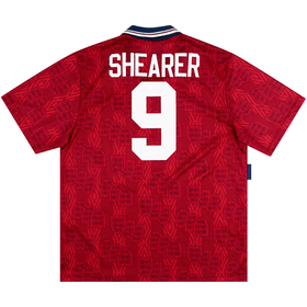 1994-95 England Away Shirt Shearer #9 (Excellent) M