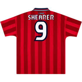 1997-99 England Away Shirt Shearer #9 (Very Good) L