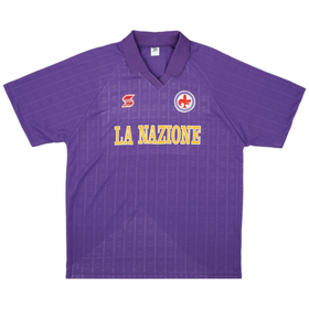 1989-90 Fiorentina ABM Reissue Home Shirt #10 (Baggio)