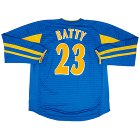 2001-03 Leeds United Away L/S Shirt Batty #23 - 8/10 - (3XL)