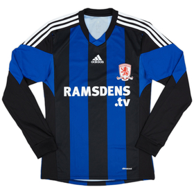 2013-14 Middlesbrough Away L/S Shirt - 9/10 - (S)