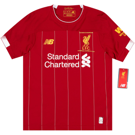 2019-20 Liverpool '2019-20 Champions' Home Shirt (KIDS)