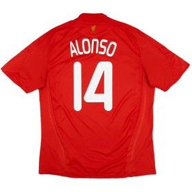 2008-10 Liverpool Home Shirt Alonso #14