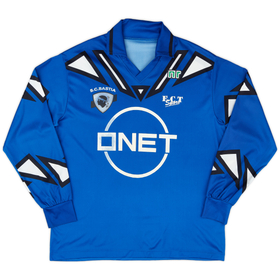 1993-94 Bastia Home L/S Shirt - 6/10 - (XL)