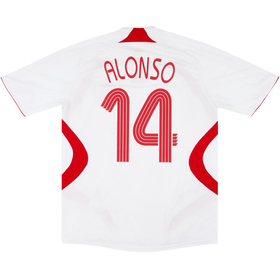 2007-08 Liverpool Away Shirt Alonso #14 - 7/10 - (XXL)