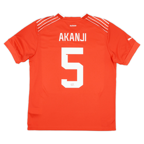 2022-23 Switzerland Home Shirt Akanji #5