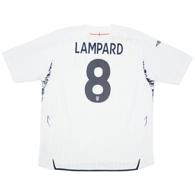 2007-09 England Home Shirt Lampard #8 - 8/10 - (3XL)