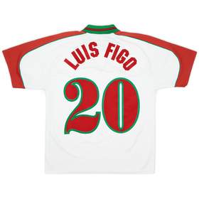 1996-97 Portugal Away Shirt Luis Figo #20 - 8/10 - (M)