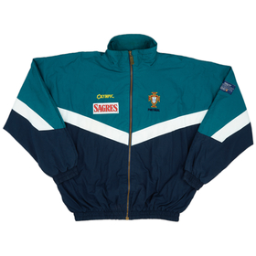 1995-96 Portugal Olympic Track Jacket - 9/10 - (XXL)