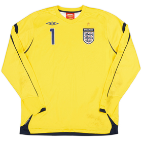 2006-08 England GK Shirt #1 - 5/10 - (XL)