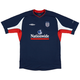 2002-03 England Umbro Training Shirt - 8/10 - (XXL)