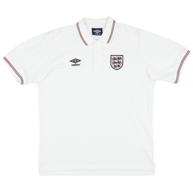 2000-01 England Umbro Retro Polo Shirt - 9/10 - (L)