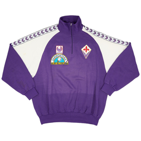 1994-95 Fiorentina Uhlsport 1/4 Zip Drill Top - 5/10 - (L)