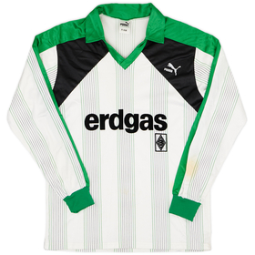1987-89 Borussia Monchengladbach Home L/S Shirt - 7/10 - (M)