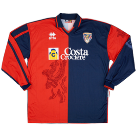 1997-98 Genoa Home L/S Shirt - 8/10 - (XL)