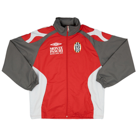 2007-09 AC Siena Umbro Hooded Track Jacket - 9/10 - (L)